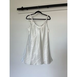 Oscar De La Renta Ivory Silk Nighty Sz S/M